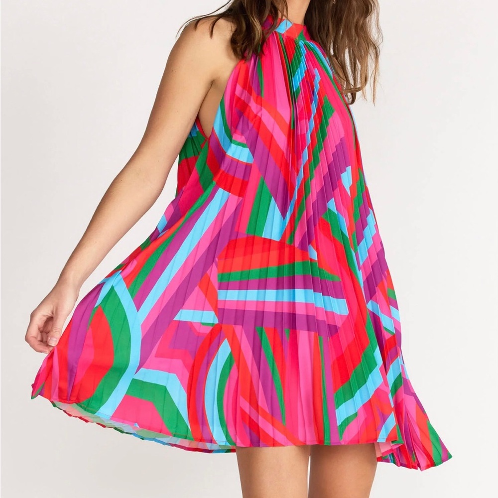 Flying tomato graphic mini dress